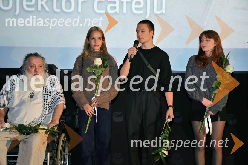  Vinci Vogue Anžlovar, scenarist;  Ella Lapajne, igralka;  Svit Šturbej;  Maks Kerševan, igralkaTartinijev ključ, premiera filma v Mariboxu