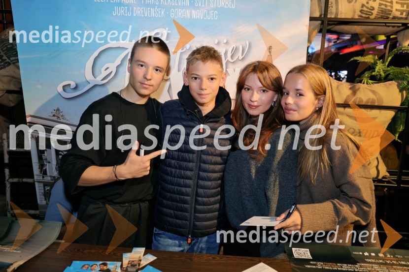  Svit Šturbej;  ... ;  Maks Kerševan, igralka;  Ella Lapajne, igralkaTartinijev ključ, premiera filma v Mariboxu