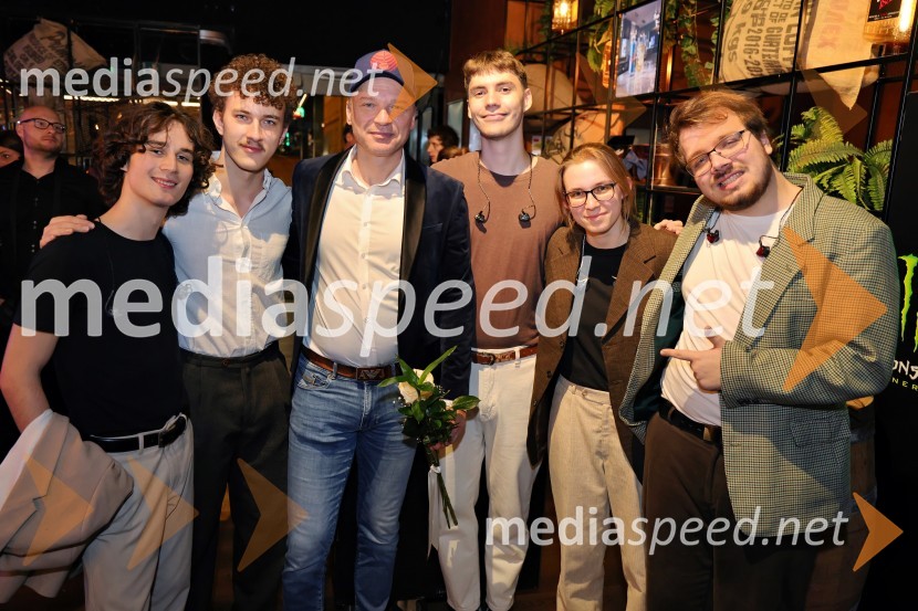  Martin Mutec, glasbena skupina LPS;  Gašper Hlupič, glasbena skupina LPS;  Nenad Tokalić, igralec;  Zala Velenšek, glasbena skupina LPS;  Filip Vidušin, glasbena skupina LPS;  Žiga Žvižej, glasbena skupina LPSTartinijev ključ, premiera filma v Mariboxu