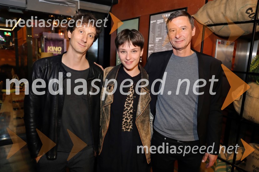  Jurij Drevenšek, igralec;  Katarina Samobor, vokal, skupina Tabu;  Zoran  Dževerdanović, producentTartinijev ključ, premiera filma v Mariboxu