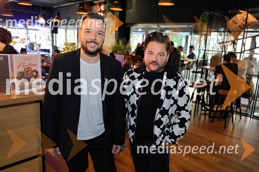 Denis Bende Živčec, novinar, Večer;  Miran Bende Živčec, direktor in lastnik, turistična agencija Galileo 3000Tartinijev ključ, premiera filma v Mariboxu