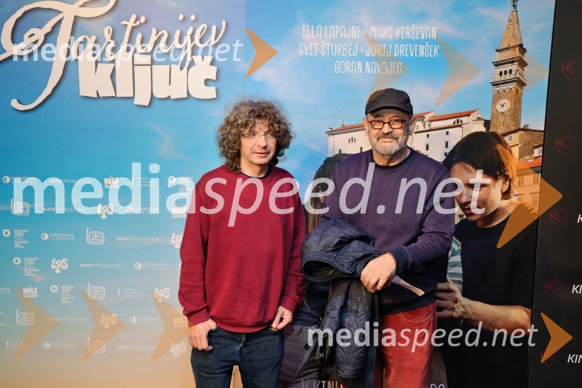  Matjaž Latin, režiser in igralec;  Vlado Novak, igralecTartinijev ključ, premiera filma v Mariboxu