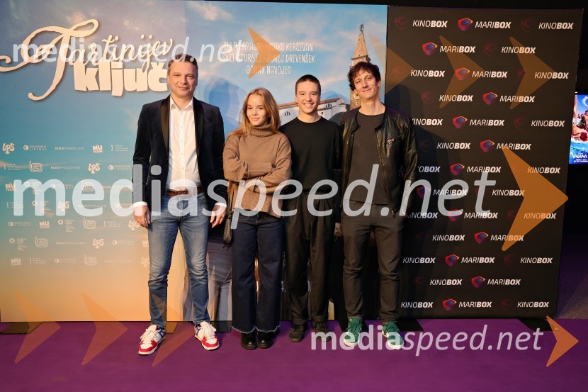  Nenad Tokalić, igralec;  Ella Lapajne, igralka;  Svit Šturbej;  Jurij Drevenšek, igralecTartinijev ključ, premiera filma v Mariboxu