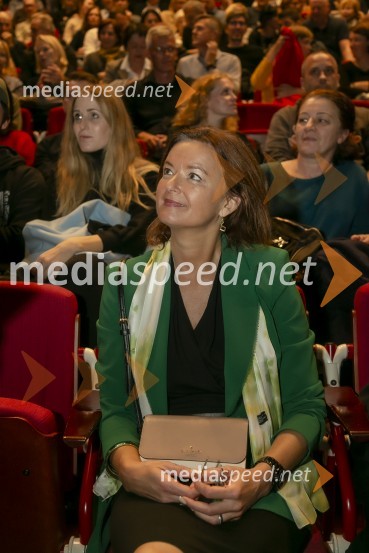  Tanja Fajon, podpredsednica vlade in ministrica za zunanje zadeveArne Hodalič: Moje svetlobe, moj svet,  predstavitev avtobiografije, Cankarjev dom