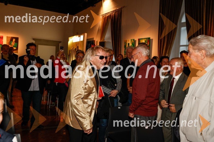  Tone Fornezzi - Tof, novinarSlovesnost ob obeležitvi življenjskega jubileja Antona Fornezzija Tofa