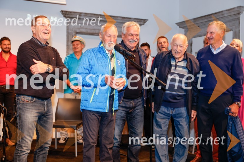  Peter Ameršek;  Miroslav Cerar, nekdanji gimnastičar, nekdanji predsednik Odbora za podeljevanje Bloudkovih priznanj;  Brane  Küzmič, zunanji strokovni sodelavec Agencije za varnost v prometu ;  Franek Klemenc;  Joško PapičSlovesnost ob obeležitvi življenjskega jubileja Antona Fornezzija Tofa