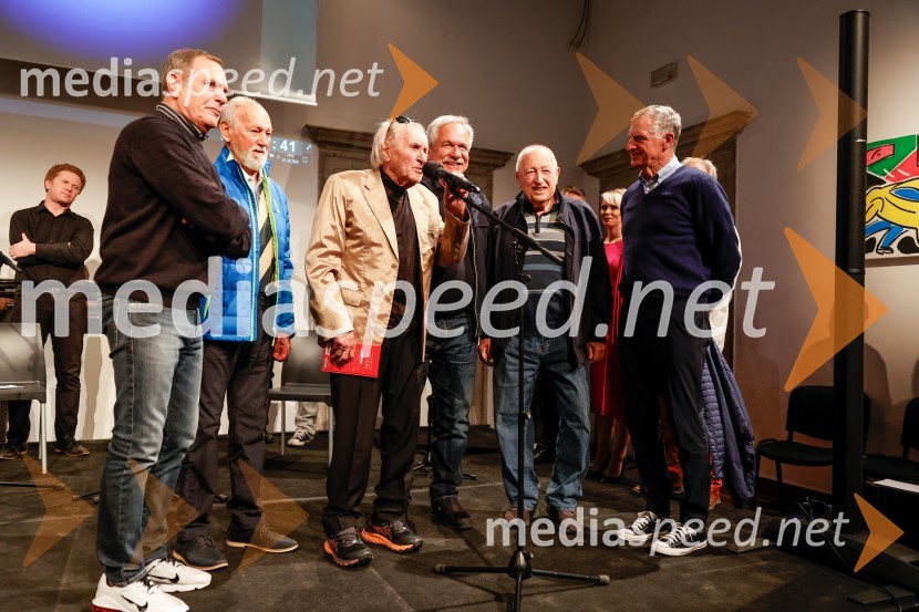  Peter Ameršek;  Miroslav Cerar, nekdanji gimnastičar, nekdanji predsednik Odbora za podeljevanje Bloudkovih priznanj;  Tone Fornezzi - Tof, novinar;  Brane  Küzmič, zunanji strokovni sodelavec Agencije za varnost v prometu ;  Franek Klemenc;  Joško PapičSlovesnost ob obeležitvi življenjskega jubileja Antona Fornezzija Tofa