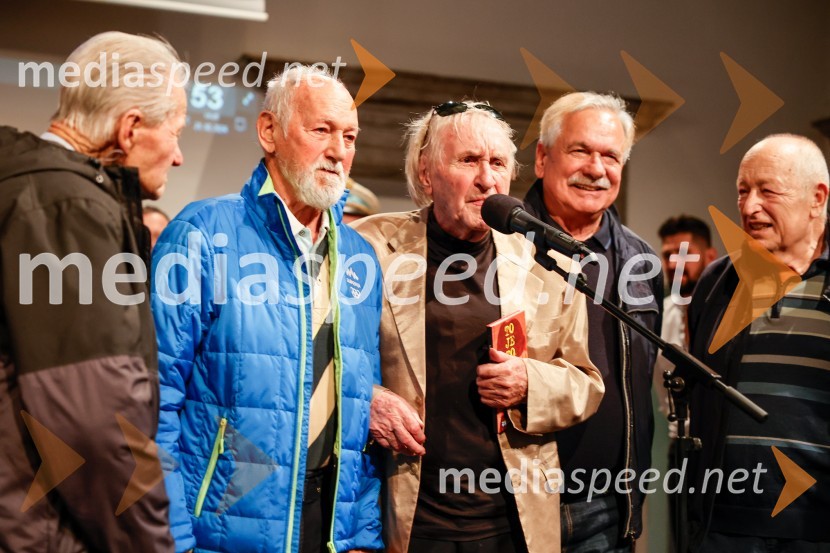  Miroslav Cerar, nekdanji gimnastičar, nekdanji predsednik Odbora za podeljevanje Bloudkovih priznanj;  Tone Fornezzi - Tof, novinar;  Brane  Küzmič, zunanji strokovni sodelavec Agencije za varnost v prometu ;  Franek KlemencSlovesnost ob obeležitvi življenjskega jubileja Antona Fornezzija Tofa