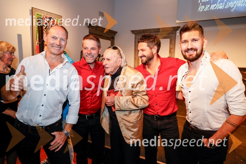  Jože Potrebuješ, skupina Čuki;  Matjaž Končan, skupina Čuki;  Tone Fornezzi - Tof, novinar;  Jernej Tozon, pevec, skupina Čuki;  Miha Novak, skupina ČukiSlovesnost ob obeležitvi življenjskega jubileja Antona Fornezzija Tofa