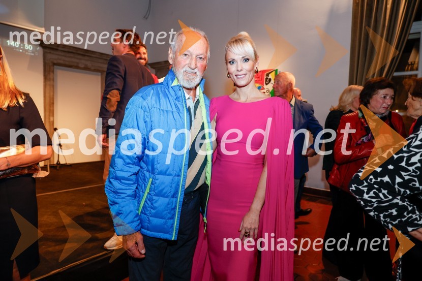  Miroslav Cerar, nekdanji gimnastičar, nekdanji predsednik Odbora za podeljevanje Bloudkovih priznanj;  Pia Pustovrh, voditeljicaSlovesnost ob obeležitvi življenjskega jubileja Antona Fornezzija Tofa