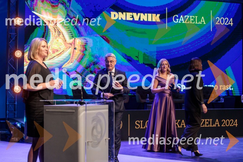  ... ;  Matjaž Han, minister za gospodarstvo, turizem in šport;  Anja Hlača Ferjančič, novinarka, RTVZlata gazela Slovenije 2024 je podjetje Hyla