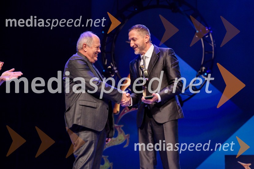  Janez Pogačar, Hyla, zlata gazela 2024;  Klemen Boštjančič, minister za financeZlata gazela Slovenije 2024 je podjetje Hyla