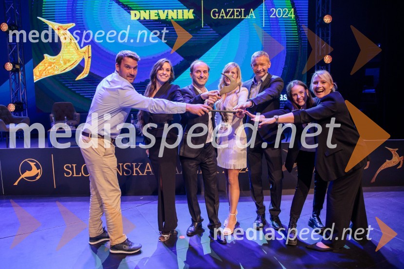  ... ;  ... ;  Andraž Krajnc, Caretronic, bronasta gazela 2024;  ... ;  ... ;  ... ;  ... Zlata gazela Slovenije 2024 je podjetje Hyla