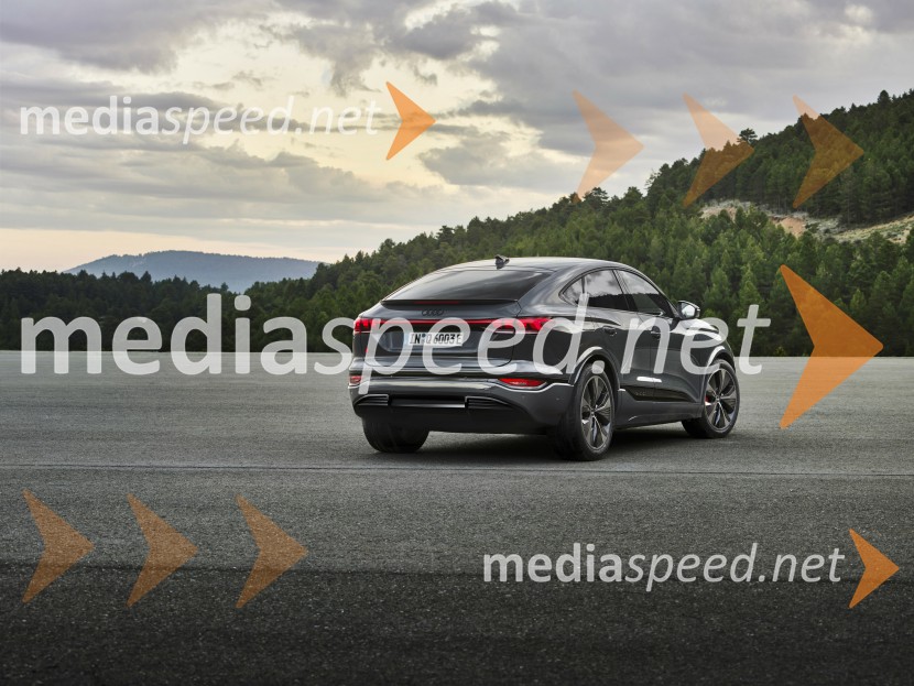 Vznemirljiv dizajn in najdaljši doseg v modelski družini: novi Audi Q6 Sportback e tron
