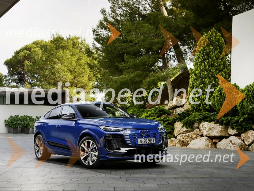 Vznemirljiv dizajn in najdaljši doseg v modelski družini: novi Audi Q6 Sportback e tron
