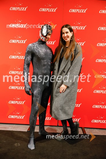  Matic  Gaiser, cosplayer, costumer;  Matic  Gaiser, cosplayer, costumerVečer superjunakov s filmom Venom 3: Zadnji ples v Cineplexx Ljubljana