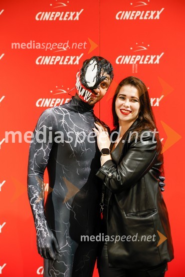  Matic  Gaiser, cosplayer, costumer;  Simona Bračun Rok, CineplexxVečer superjunakov s filmom Venom 3: Zadnji ples v Cineplexx Ljubljana