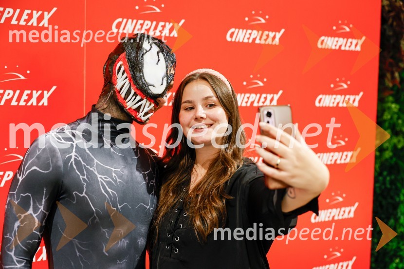  Matic  Gaiser, cosplayer, costumer;  Matic  Gaiser, cosplayer, costumerVečer superjunakov s filmom Venom 3: Zadnji ples v Cineplexx Ljubljana