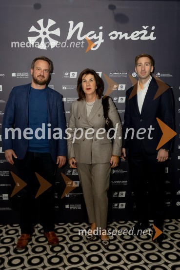  ... ;  Barbara Kürner Čad, pravna zastopnica SZS;  Matic ČadSvečana prireditev ob začetku prodaje vstopnic za tekme FIS in IBU svetovnega pokala