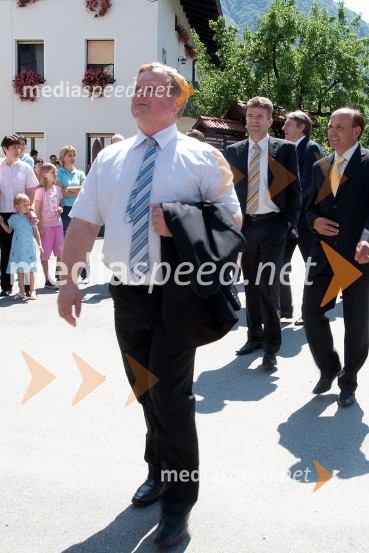 Janez Janša in Urška Bačovnik Janša, njuna poroka