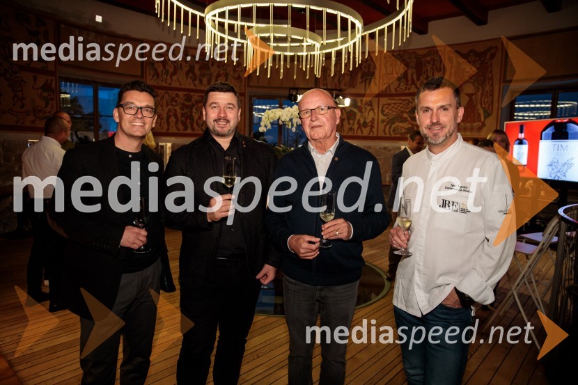  Tine Kek,  direktor, Ptujska klet d.o.o;  ... ;  ... ;  Igor Jagodic, kuharski mojster, restavracija StrelecPelinkovec Ultimus, predstavitev najnovejše grenčice na trgu