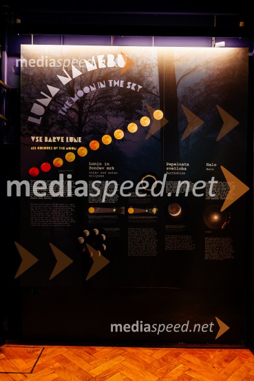 Vsega je kriva Luna, odprtje razstave v Prirodoslovnem muzeju Slovenije