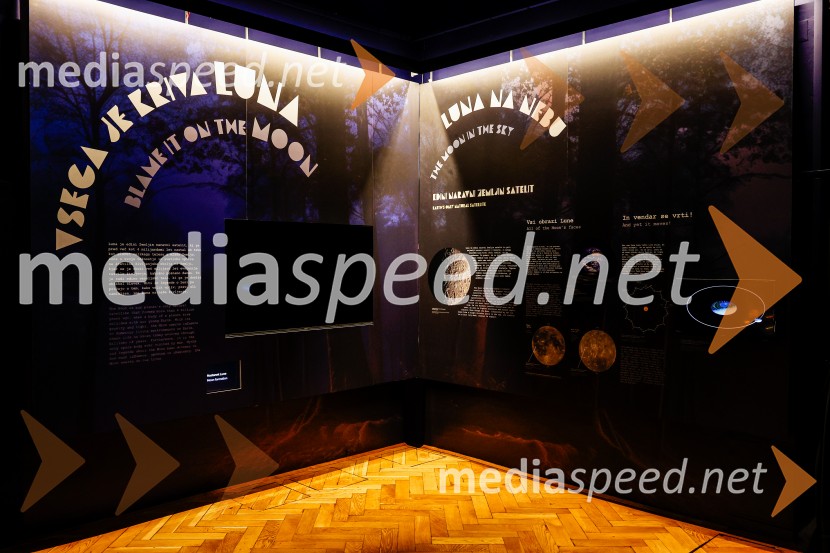 Vsega je kriva Luna, odprtje razstave v Prirodoslovnem muzeju Slovenije