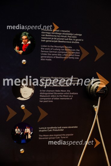 Vsega je kriva Luna, odprtje razstave v Prirodoslovnem muzeju Slovenije