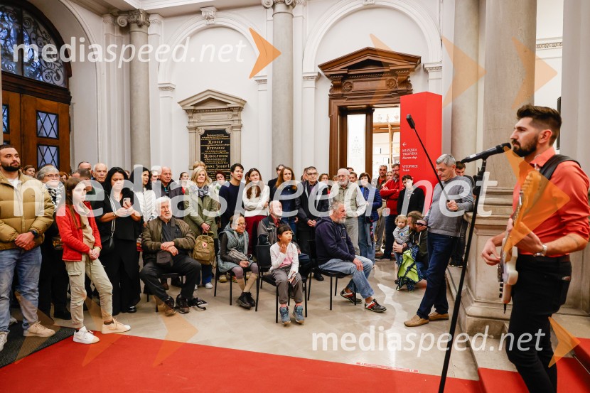  Miha Novak, skupina ČukiVsega je kriva Luna, odprtje razstave v Prirodoslovnem muzeju Slovenije