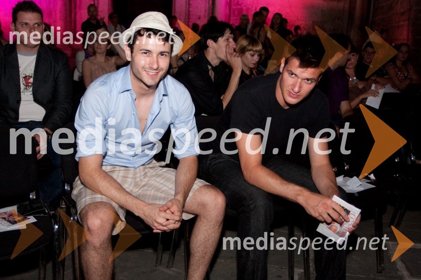 Gregor Bolčina, moderator Radia 1 in ...Festival Influence, velika modna revija