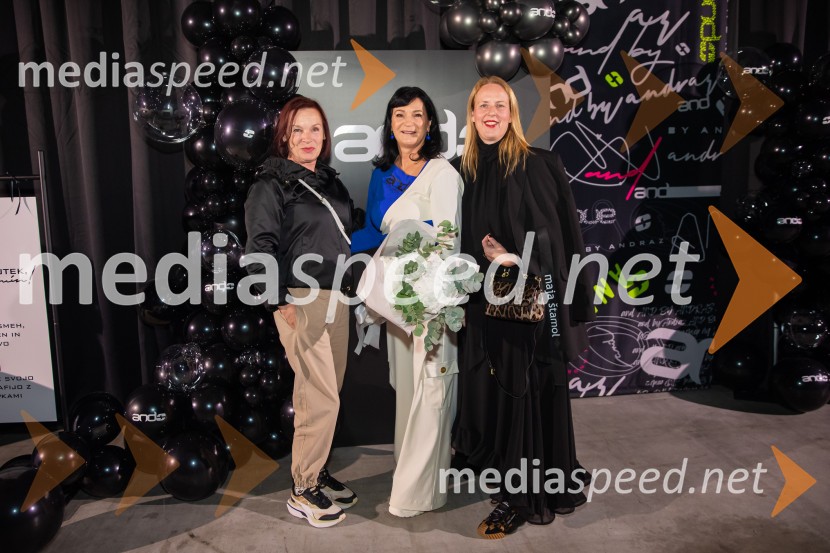  ... ;  Nataša Berginc, direktorica podjetja Co. Andraž d.o.o.;  ... AND by Andraž, modna revija ob 35 letnici znamke