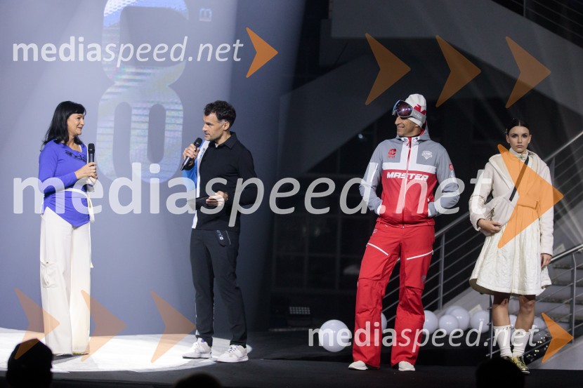  Nataša Berginc, direktorica podjetja Co. Andraž d.o.o.;  David Urankar, televizijski voditelj, maneken;  Sandi Murovec - Muri ,  kreator OI oblačil;  ... AND by Andraž, modna revija ob 35 letnici znamke