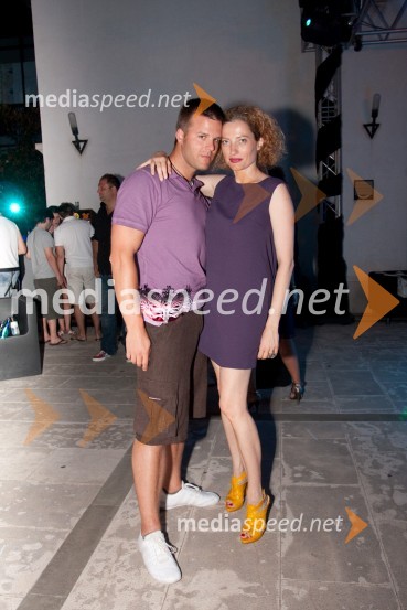 ... in Hermina Kovačič, urednica revije Diners MagazinFestival Influence, velika modna revija