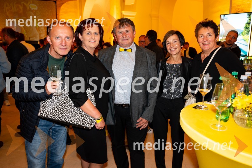  Drago Vukan;  Anita Rajh, Avto Rajh d.o.o.;  Dušan Rajh, Avto Rajh;  Janja Vaupotič;  Diana Vukan9. salon štajerskih mladih vin Pubec 2024 v Mariboru