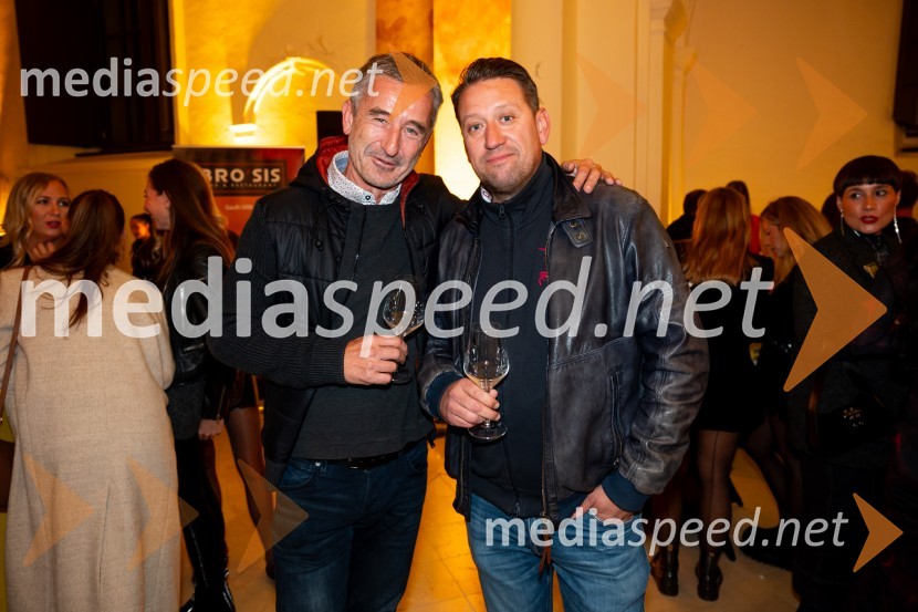  Uroš Razpet, nekdanji župan občine Ruše, arhitekt;  Tomaž Zaviršek, Perutnina group9. salon štajerskih mladih vin Pubec 2024 v Mariboru