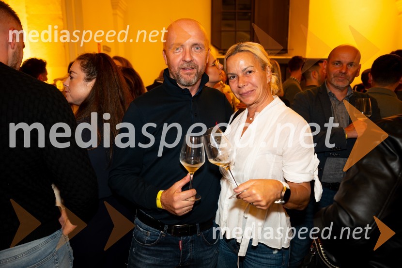  Beno Drobnič;  Tanja Bračko Drobnič9. salon štajerskih mladih vin Pubec 2024 v Mariboru