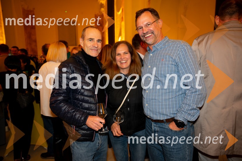  Andreas Kocbek, CIO, Zavarovalnica Grawe;  Vera Kocbek, vodja marketinga, Zavarovalnica Grawe;  ... 9. salon štajerskih mladih vin Pubec 2024 v Mariboru