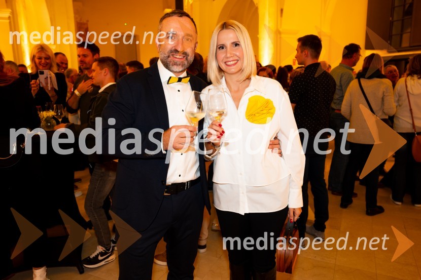  Borut  Cvetko, kreativni direktor, Mediaspeed d.o.o.;  Natalija Cvetko, Mediaspeed d.o.o.9. salon štajerskih mladih vin Pubec 2024 v Mariboru