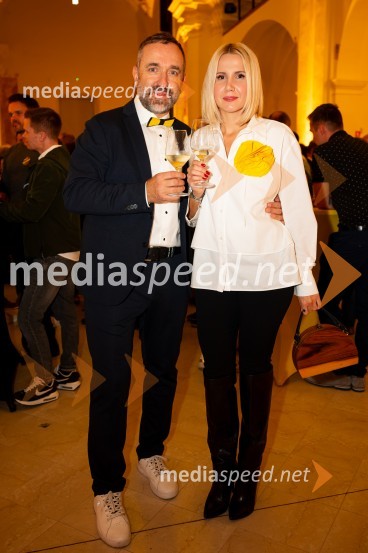  Borut  Cvetko, kreativni direktor, Mediaspeed d.o.o.;  Natalija Cvetko, Mediaspeed d.o.o.9. salon štajerskih mladih vin Pubec 2024 v Mariboru