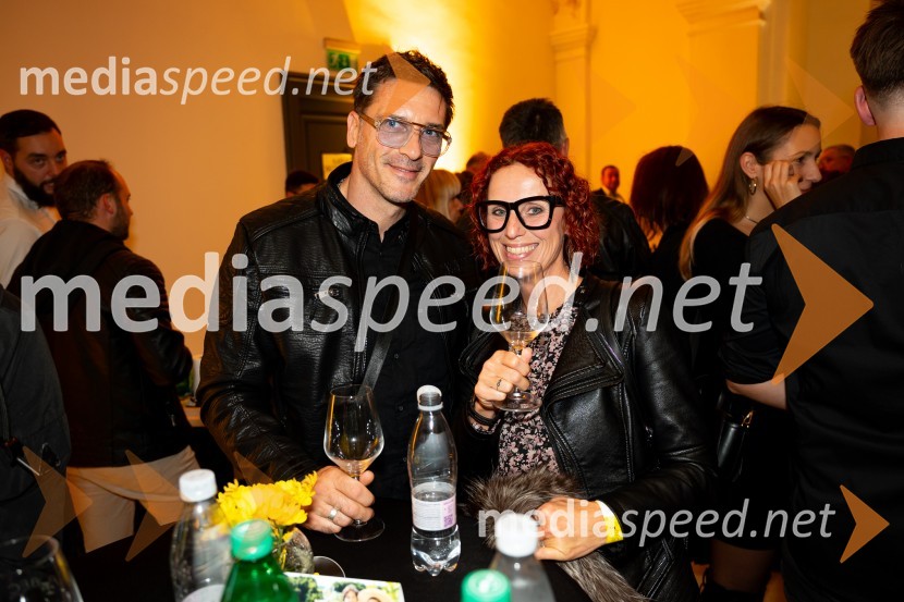  Miha Trope, optika Meet;  Darja Trope9. salon štajerskih mladih vin Pubec 2024 v Mariboru