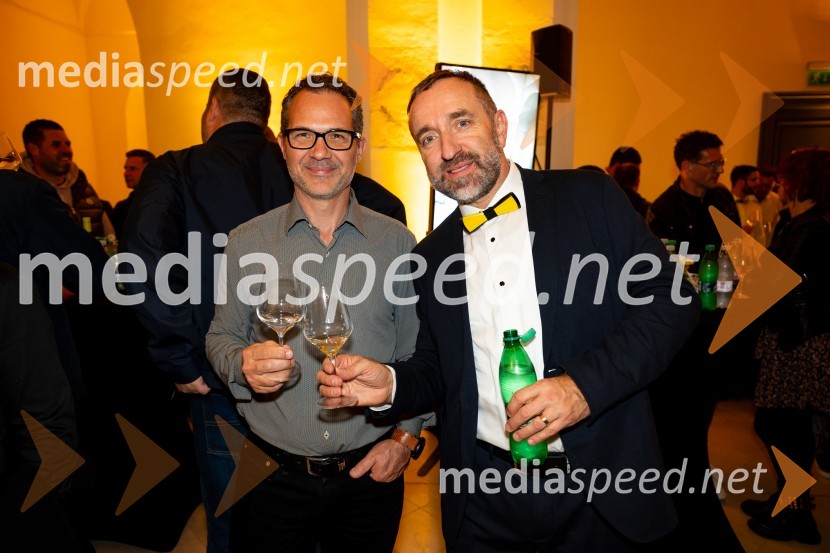  Tadej Gosak, direktor, Marles;  Borut  Cvetko, kreativni direktor, Mediaspeed d.o.o.9. salon štajerskih mladih vin Pubec 2024 v Mariboru