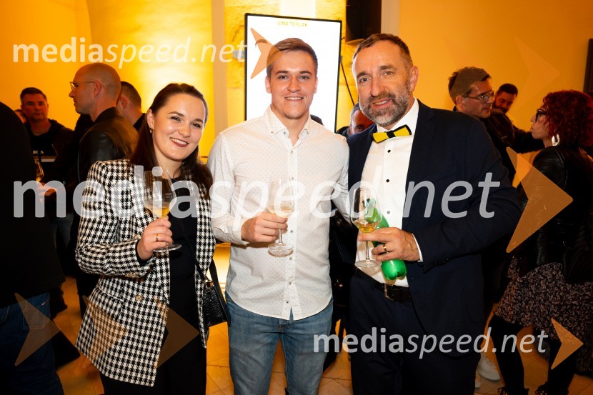  ... ;  Nino Kaučič;  Borut  Cvetko, kreativni direktor, Mediaspeed d.o.o.9. salon štajerskih mladih vin Pubec 2024 v Mariboru