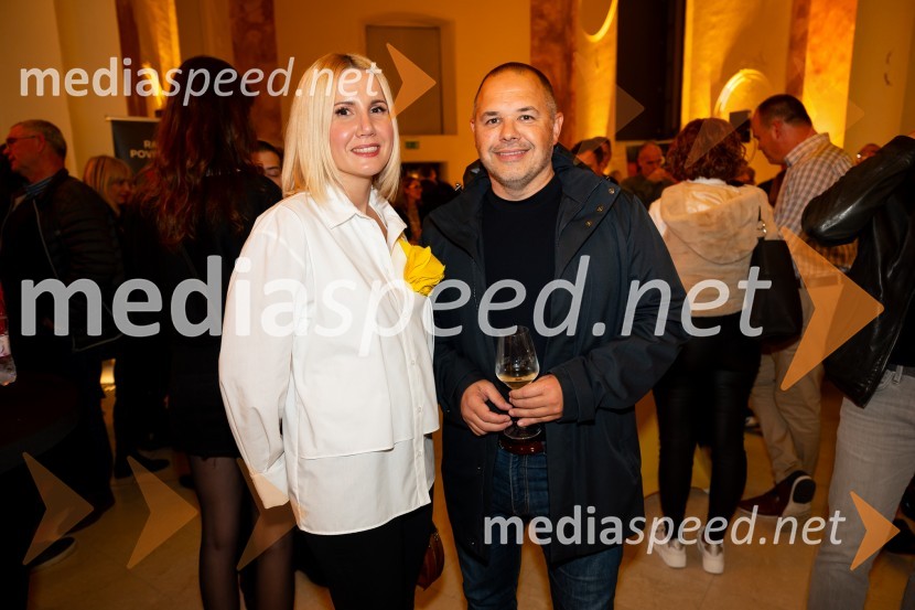  Natalija Cvetko, Mediaspeed d.o.o.;  Jure Struc, direktor, Zavod za turizem Maribor9. salon štajerskih mladih vin Pubec 2024 v Mariboru