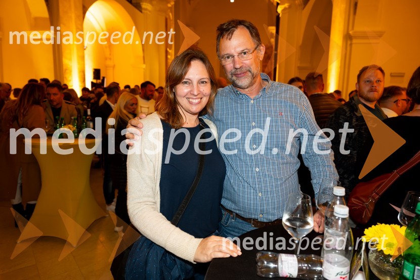  Mateja Ploj Virtič;  Franc Virtič9. salon štajerskih mladih vin Pubec 2024 v Mariboru