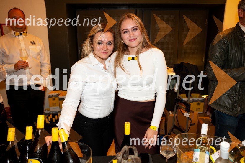  Staša Žičkar ;  Davida Hafner, Vinarstvo Hafner9. salon štajerskih mladih vin Pubec 2024 v Mariboru
