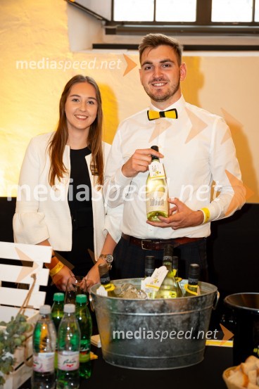  Eva Haboš;  Adam  Valdhuber, Vino Valdhuber9. salon štajerskih mladih vin Pubec 2024 v Mariboru