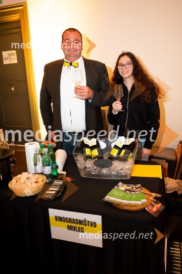 Dušan  Mulec, Vinogradništvo Mulec;  Amelie Mulec, Vinogradništvo Mulec9. salon štajerskih mladih vin Pubec 2024 v Mariboru