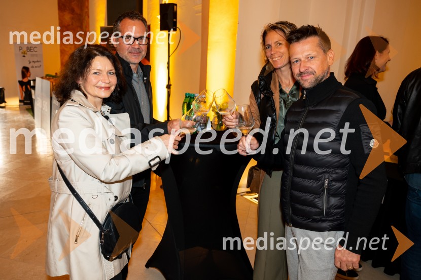  Petra Gosak;  Tadej Gosak, direktor, Marles;  ... ;  ... 9. salon štajerskih mladih vin Pubec 2024 v Mariboru