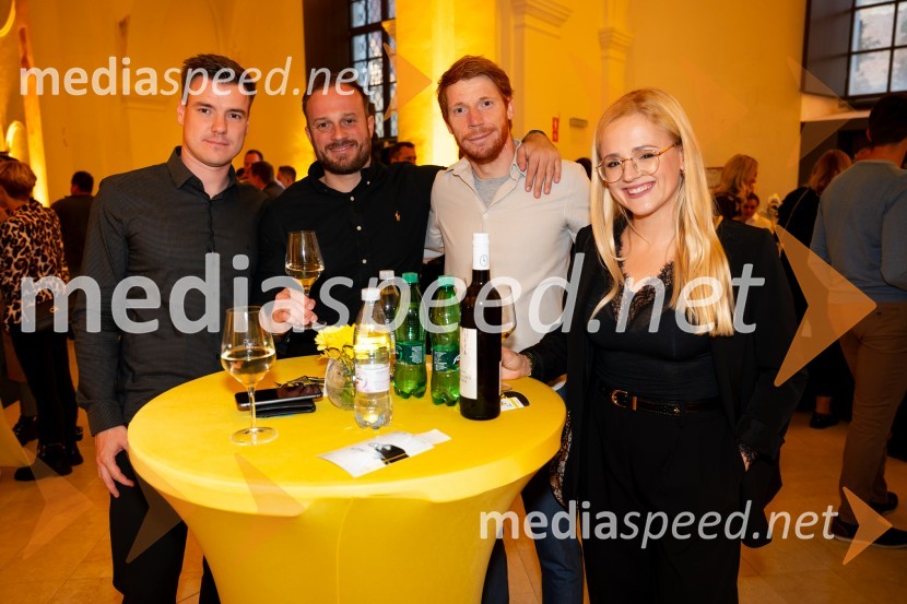  Davor Gajser;  Marko Kampuš, Hiška na potepu;  Roselito Knuplež;  Katarina Tomić, Hiška na potepu9. salon štajerskih mladih vin Pubec 2024 v Mariboru