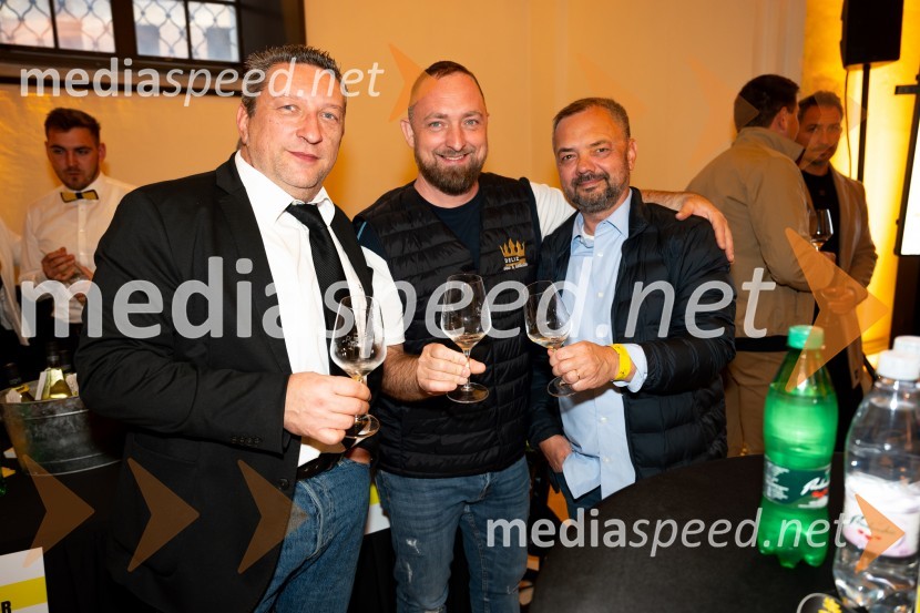  Kai Ekart;  Franci Žgur, Deliz vinoteka in delikatesa;  Sandi Križanič, DJ Križko9. salon štajerskih mladih vin Pubec 2024 v Mariboru